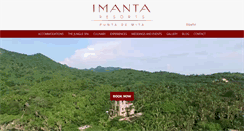 Desktop Screenshot of imantaresorts.com